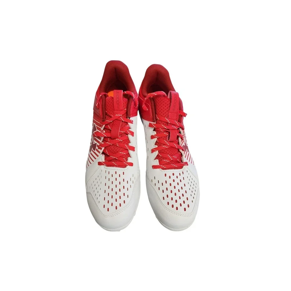 Under‎ Armour Leadoff Baseball Cleats Mens 12 Red White Excellent